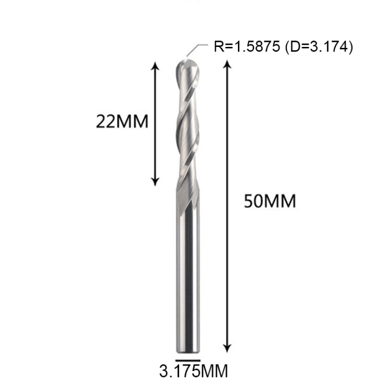 Ball Nose 3.175*22