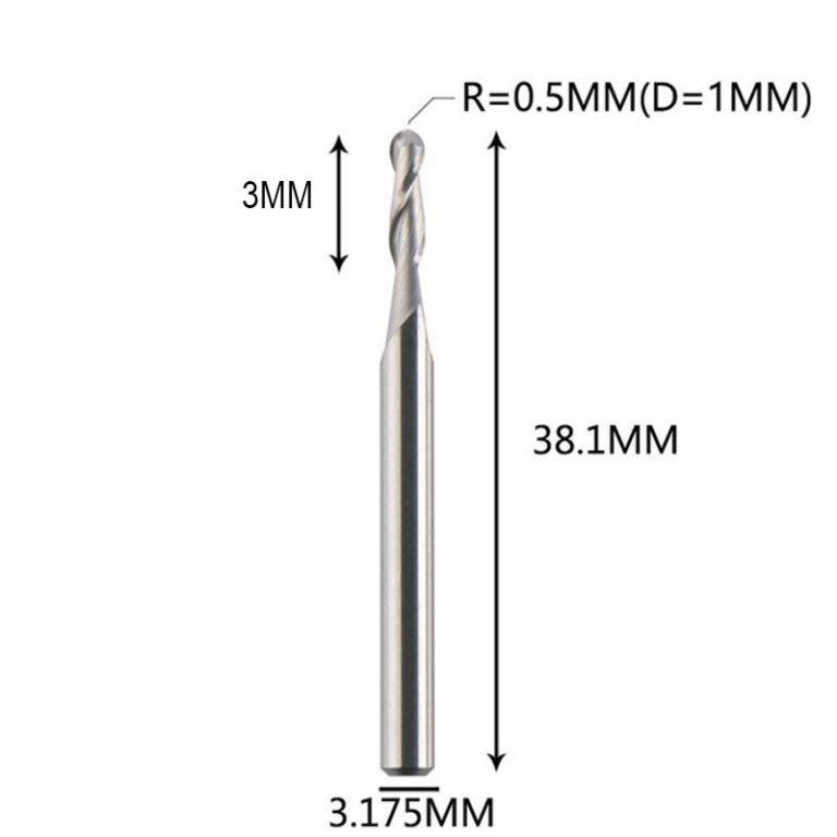 Ball Nose 3.175*1*3