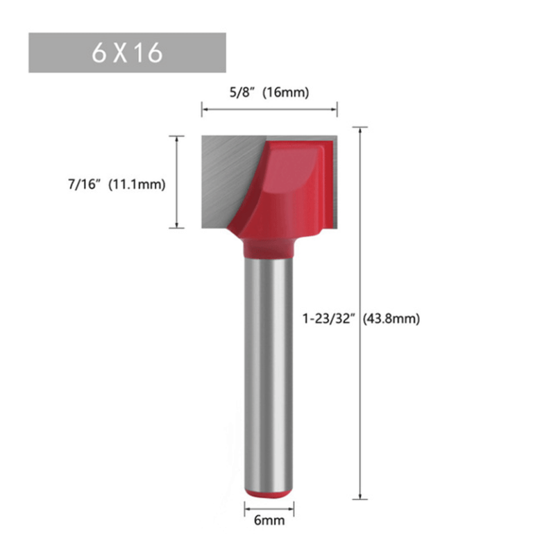 Bottom Clearing Bit 6*16