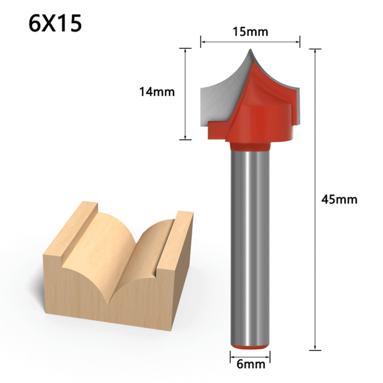 Sharp Mouth Carving Bit 6*15