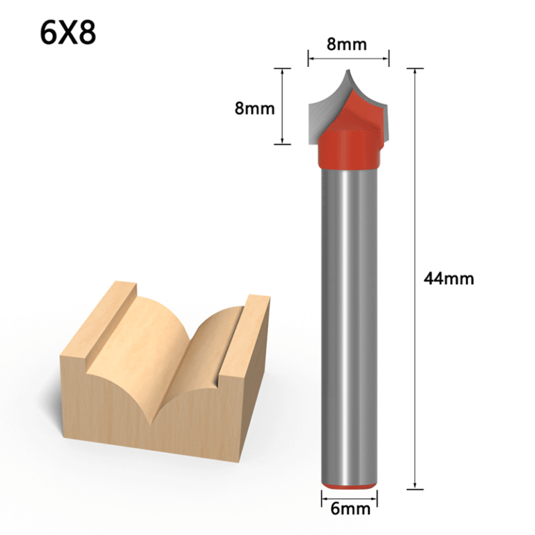 Sharp Mouth Carving Bit 6*8