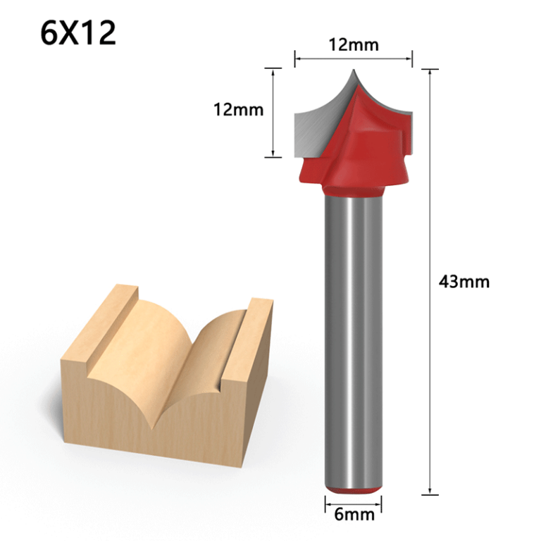 Sharp Mouth Carving Bit 6*12